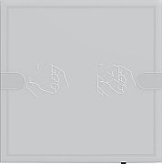 GIRA pushbutton sensor 4 Comfort 1x KNX TS4 anthracite 5001028_1