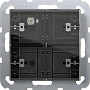GIRA pushbutton sensor 4 Comfort 2x KNX System 55 504200_1