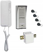 INTERCOM CYFRAL COSMO 1-TENANT SILVER_1