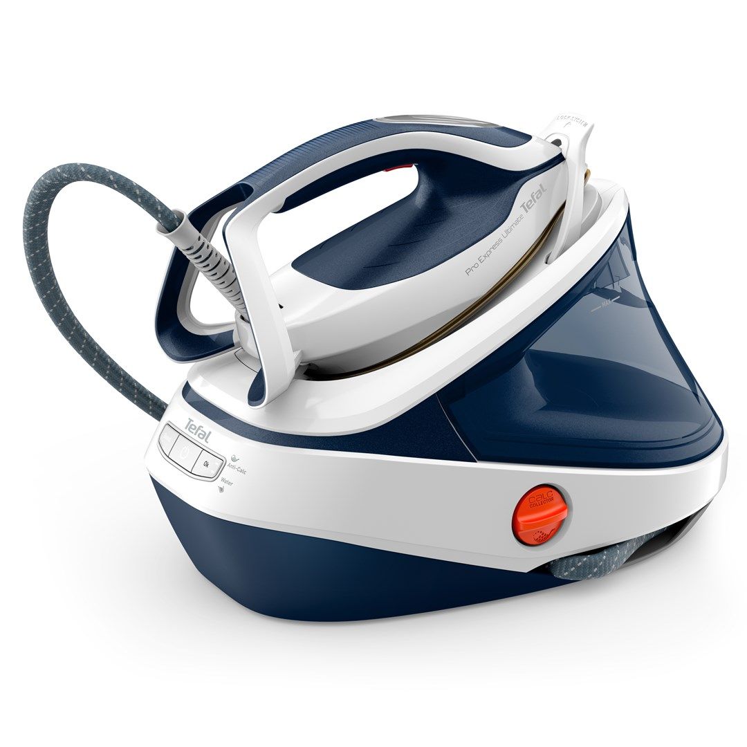 Tefal Pro Express Ultimate II GV9712 3000 W 1.2 L Durilium AirGlide soleplate Blue  White_2