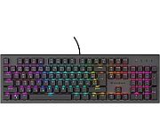 GAMING KEYBOARD GENESIS THOR 303 CZ/SK RGB BACKLIGHT MECHANICAL SILENT SWITCH BLACK HOT_1
