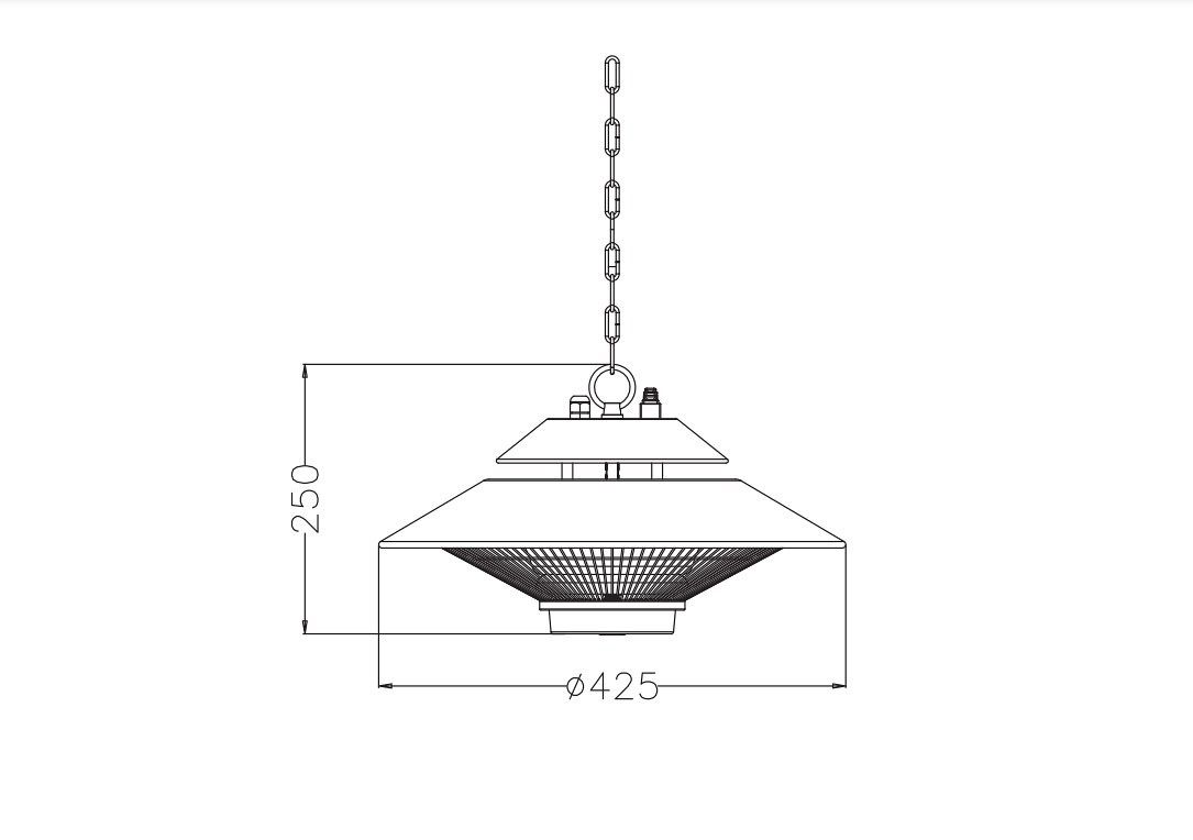 Activejet steel patio heater APH-IH1500_5