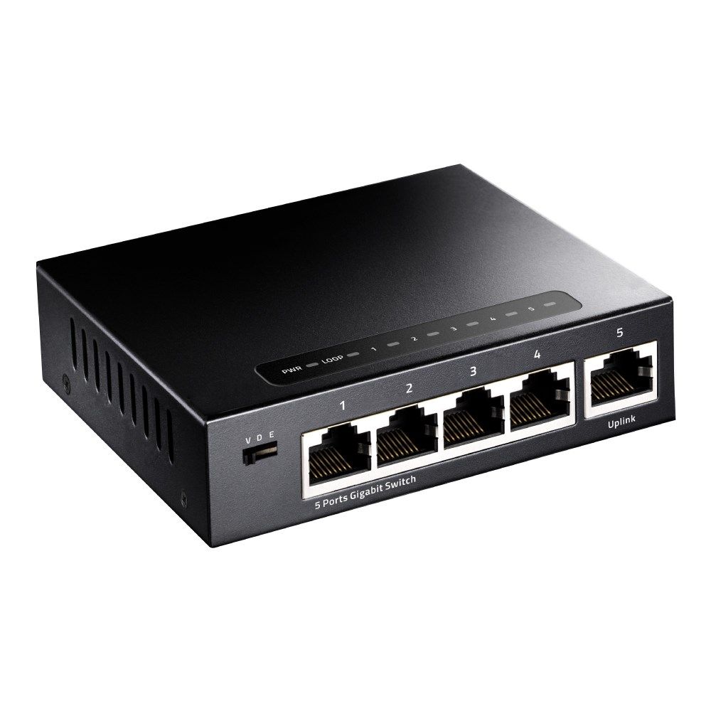 Cudy GS105 network switch Gigabit Ethernet (10/100/1000) Black_2