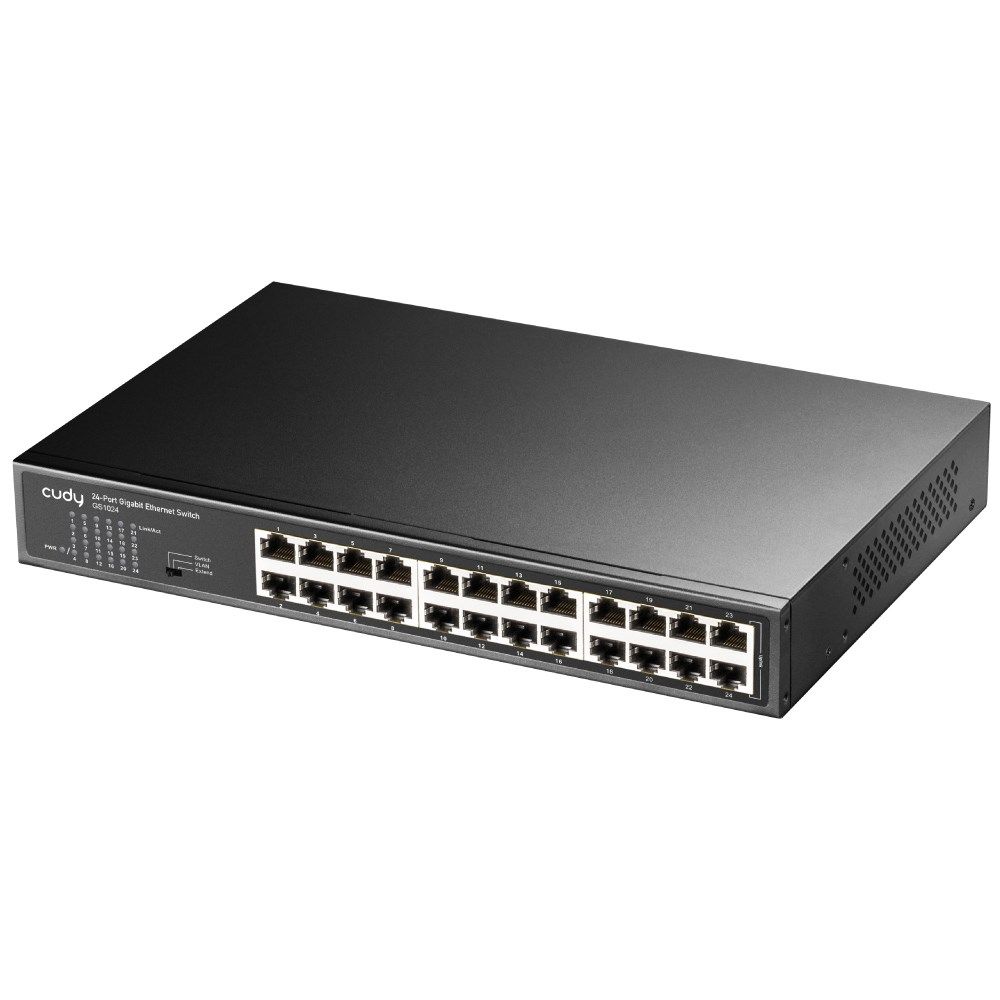 Cudy GS1024 network switch Gigabit Ethernet (10/100/1000) Black_2