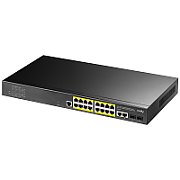 Cudy GS2018PS2 Managed L2 Gigabit Ethernet (10/100/1000) Power over Ethernet (PoE) 1U Black_2