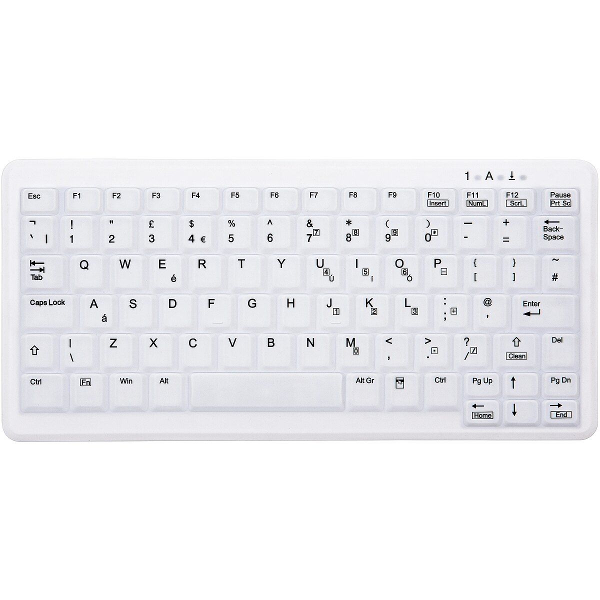 HYGIENE MINI NOTEBOOK STYLE/KEYBOARD SEALED USB BLACK_2