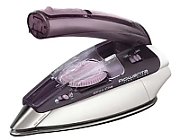 Fier de calcat portabil Rowenta First Class DA1511F1, Talpa Inox Microsteam 200, 1000W, 45 g/min, Rezervor 70ml, Cablu de alimentare 2m, Alb/Violet_1