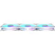 Ventilatoare Carcasa ASUS TUF GAMING TR120 ARGB ALB REVERSE 3IN1, dimensiune ventilatoare 120mm, viteza 2000 RPM +/- 10%, Airflow: 76.3 CFM, Presiune Statica: 2.75 mm-H2O, Nivel de zgomot: 29dBA AURA SYNC_2