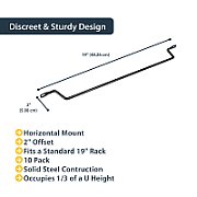 CABLE LACING BAR F. RACKS/483X11X7MM 2IN OFFSET_4