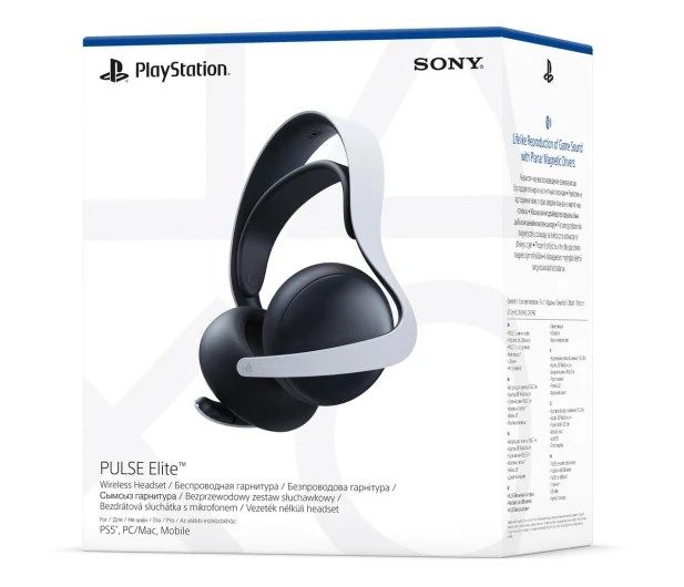 Sony PlayStation 5 Pulse Elite in-ear headphones Black and white_2