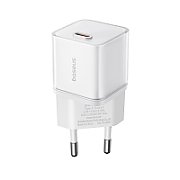 INCARCATOR retea Baseus GaN5S, Quick Charge 30W, 1 x USB Type-C, alb 
