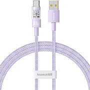 CABLU alimentare si date Baseus Gem, Fast Charging Data Cable pt. smartphone, USB la USB Type-C 100W, 1m, mov 