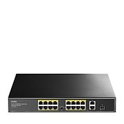 Cudy FS1018PS1 network switch Fast Ethernet (10/100) Power over Ethernet (PoE) Grey_1