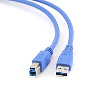 CABLU USB SPACER pt. imprimanta, USB 3.0 (T) la USB 3.0 Type-B (T), `1.8m, Albastru, 