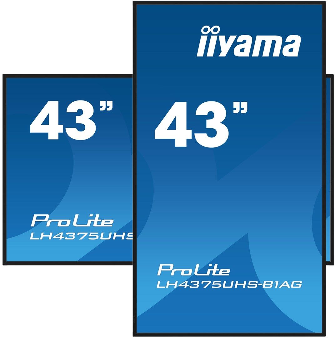 IIYAMA 108cm  (43 ) LH4375UHS-B1AG 16:9 DVI+HDMI+USB IPS retail_4