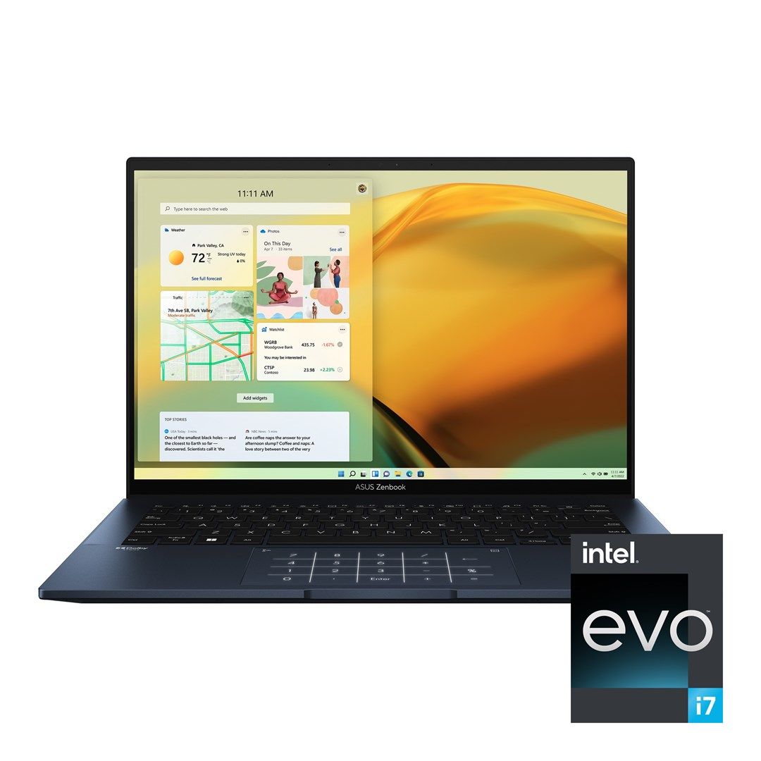 ASUS Zenbook 14 OLED UX3402VA-KN593X i7-13700H 14.0  2.8K 90Hz 400nits Glossy 16GB LPDDR5 SSD1TB Intel Iris Xe Graphics WLAN+BT Cam1080p Backlit Keyboard 75WHrs Win11 Ponder Blue_8