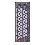 TASTATURA Baseus K01A wireless 2.4 G, Bluetooth 3.0/5.0 conectare 3 dispozitive simultan , necesita 2 baterii AAA, gri, 