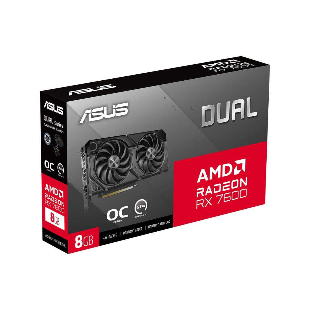 ASUS Dual -RX7600-O8G-EVO AMD Radeon RX 7600 8 GB GDDR6_5