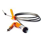 DELL 461-10054 cable lock Orange  Silver_1