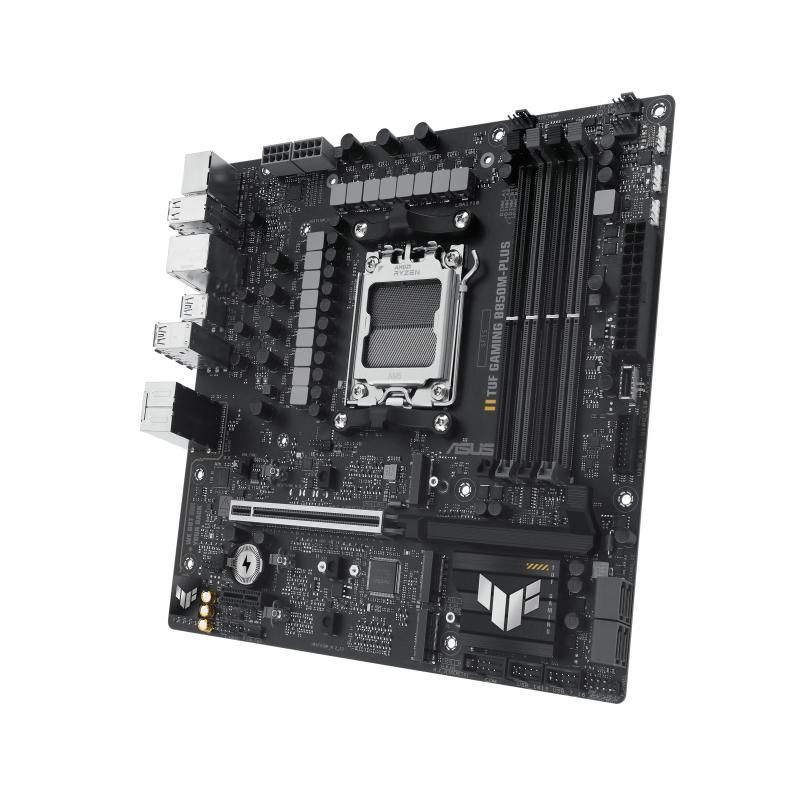 Placa de Baza ASUS TUF GAMIG B850M-PLUS AM5, 4x DDR5, 1x DP 1x HDMI, 1x PCIE 5.0 x16 1x PCIE 4.0 x16 1x PCIE 4.0 x1, 3x M.2, 4x SATA 6GB/s, mATX_5