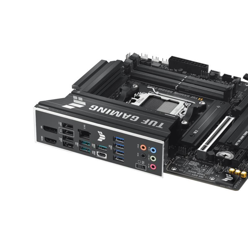 Placa de Baza ASUS TUF GAMIG B850M-PLUS AM5, 4x DDR5, 1x DP 1x HDMI, 1x PCIE 5.0 x16 1x PCIE 4.0 x16 1x PCIE 4.0 x1, 3x M.2, 4x SATA 6GB/s, mATX_10