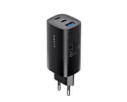 Havit UC20 - GaN 65 W three-port travel charger  black_1
