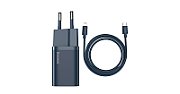 INCARCATOR retea Baseus Super Si, Quick Charge 20W, 1 x USB Type-C 5V/3.0A, include cablu USB Type-C la Iphone Lightning 1m, albastru 