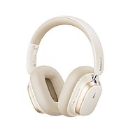 CASTI Baseus Bowie H1s, multimedia, wireless, bluetooth 5.4, microfon pe casca, noise cancelation,Hi-Res Sound, 120h viata baterie, alb 