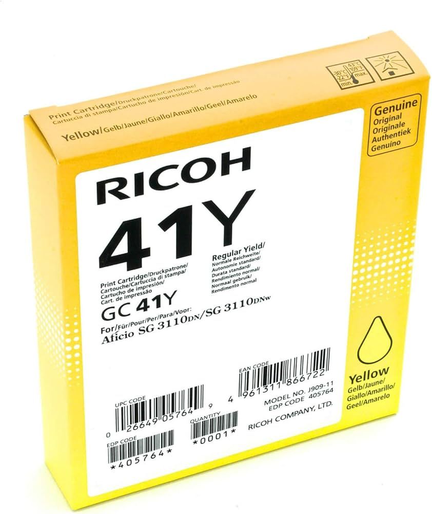 Ricoh Ink GC41 HC Yellow Gelb (405764)_2