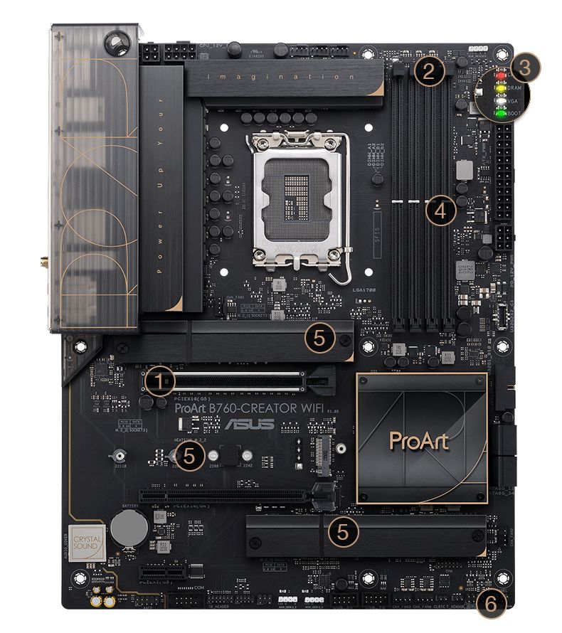 MB B760 S1700 ATX/PROART B760-CREATOR WIFI ASUS_3