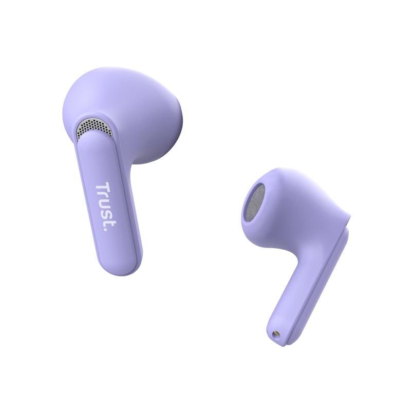 Casti Trust Yavi wireless, TWS, bluetooth, interfata USB-C, frecventa de raspuns 20 Hz - 20.000 Hz, violet_8