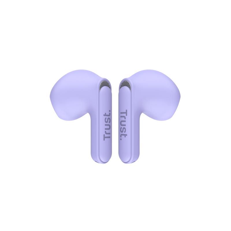 Casti Trust Yavi wireless, TWS, bluetooth, interfata USB-C, frecventa de raspuns 20 Hz - 20.000 Hz, violet_9