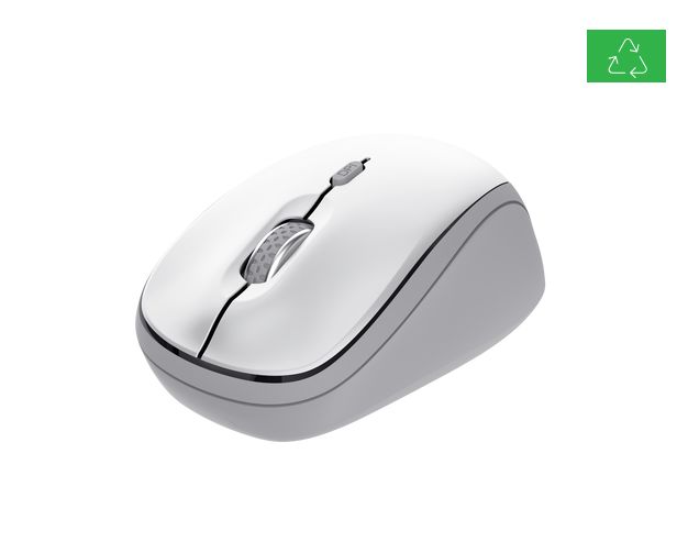 Mouse wireless Trust Yvi, rezolutie maxima 1600 DPI, alb_2