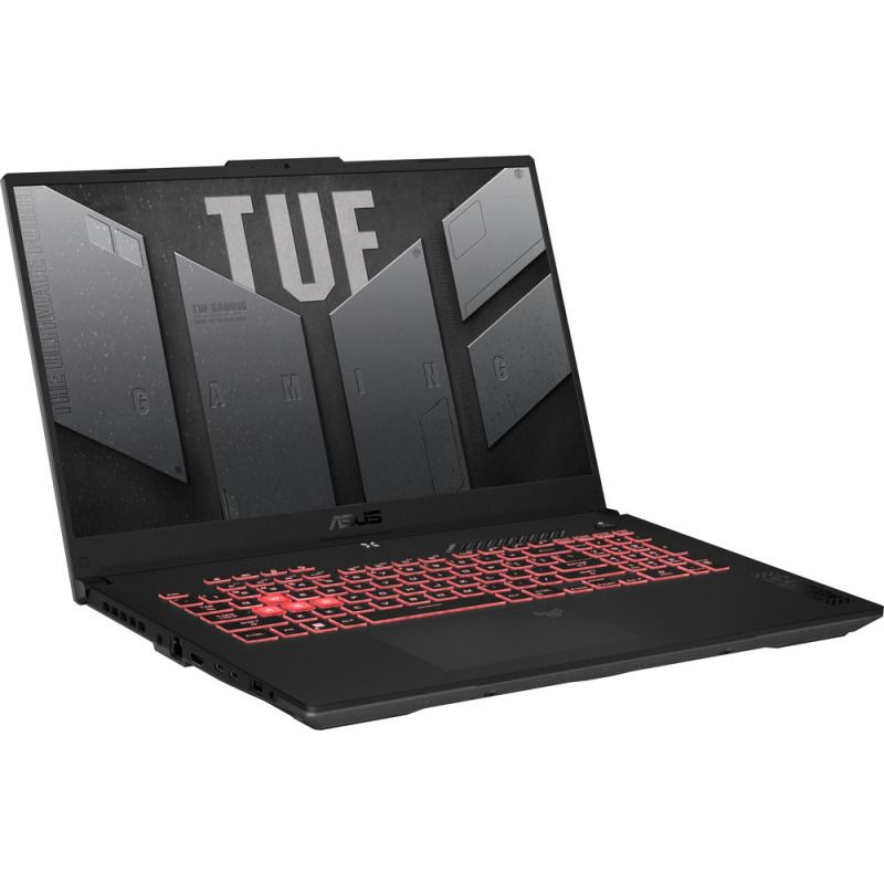 Laptop Gaming ASUS ROG TUF A17, FA707NU-HX051, 17.3-inch, FHD (1920 x 1080) 16:9, AMD Ryzen™ 5 7535HS (16MB Cache, Up to 4.55GHz), AMD Radeon™ Navi2 Graphics, NVIDIA® GeForce RTX™ 4050 Laptop GPU (194 AI TOPs), 144Hz, 2x DDR5 SO-DIMM slots, 2x M.2 PCIe, DDR5 16GB, 512GB PCIe® 4.0 NVMe™ M.2 SSD, 250_2