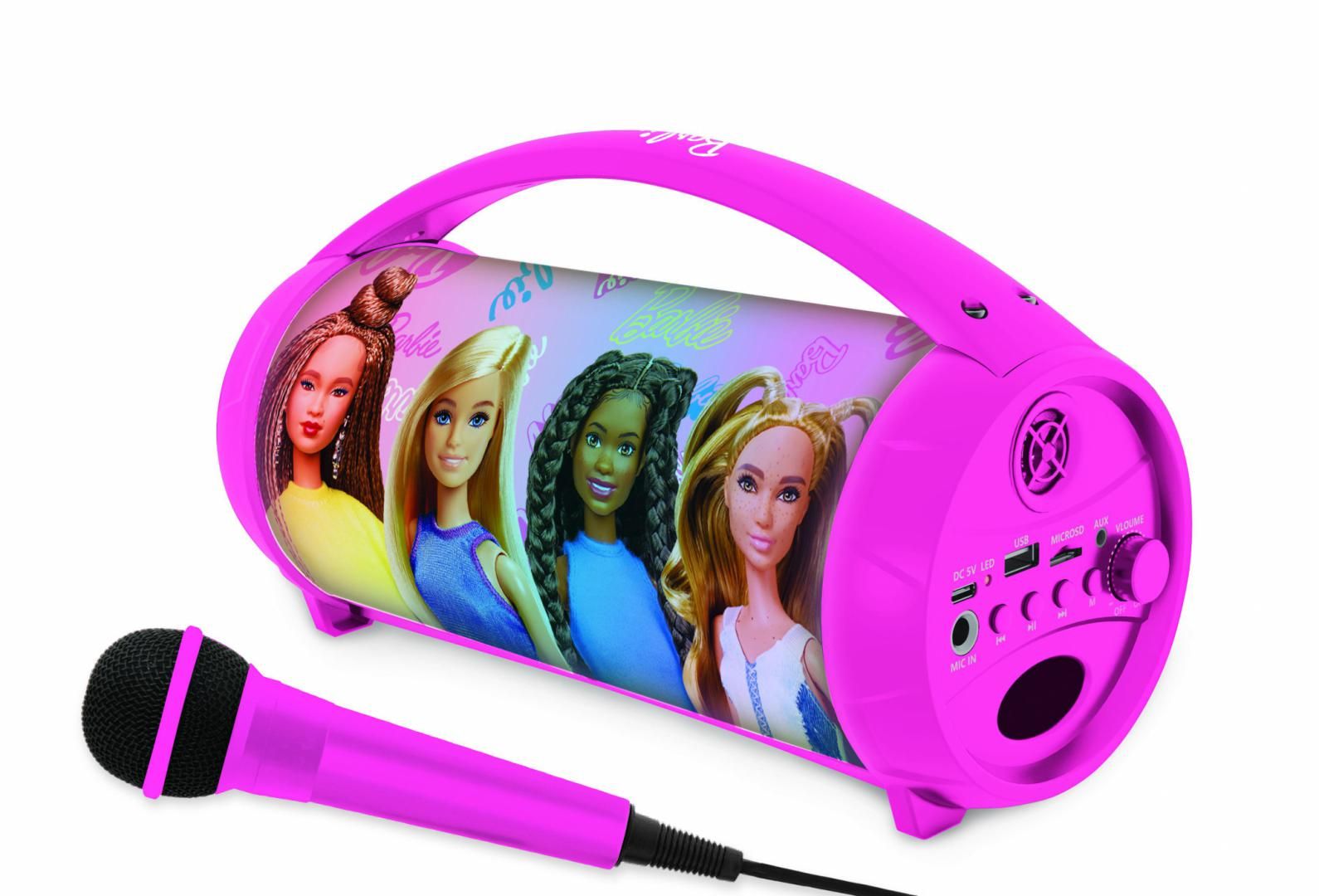 BOXA CU MICROFON SI LUMINI, BARBIE_3