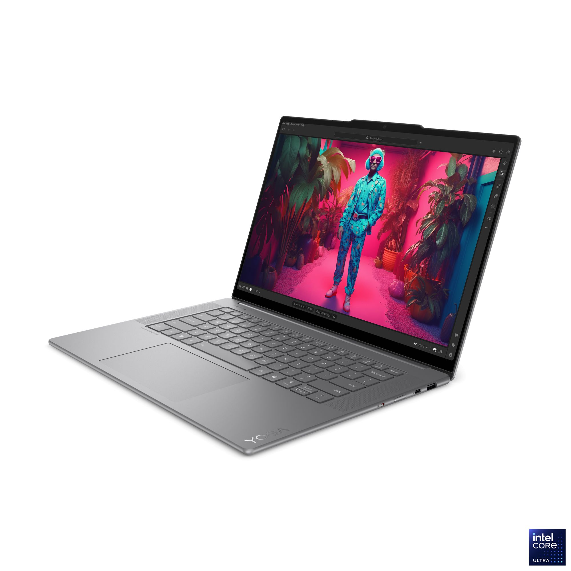 Lenovo Yoga Slim 7i Aura Edition Ultra 7 256V 15 3  2.8K Touch 120Hz 16GB LPDDR5x-8533 SSD512 Intel Arc Graphics 140V 70Wh Win11 Luna Grey 3Y_4