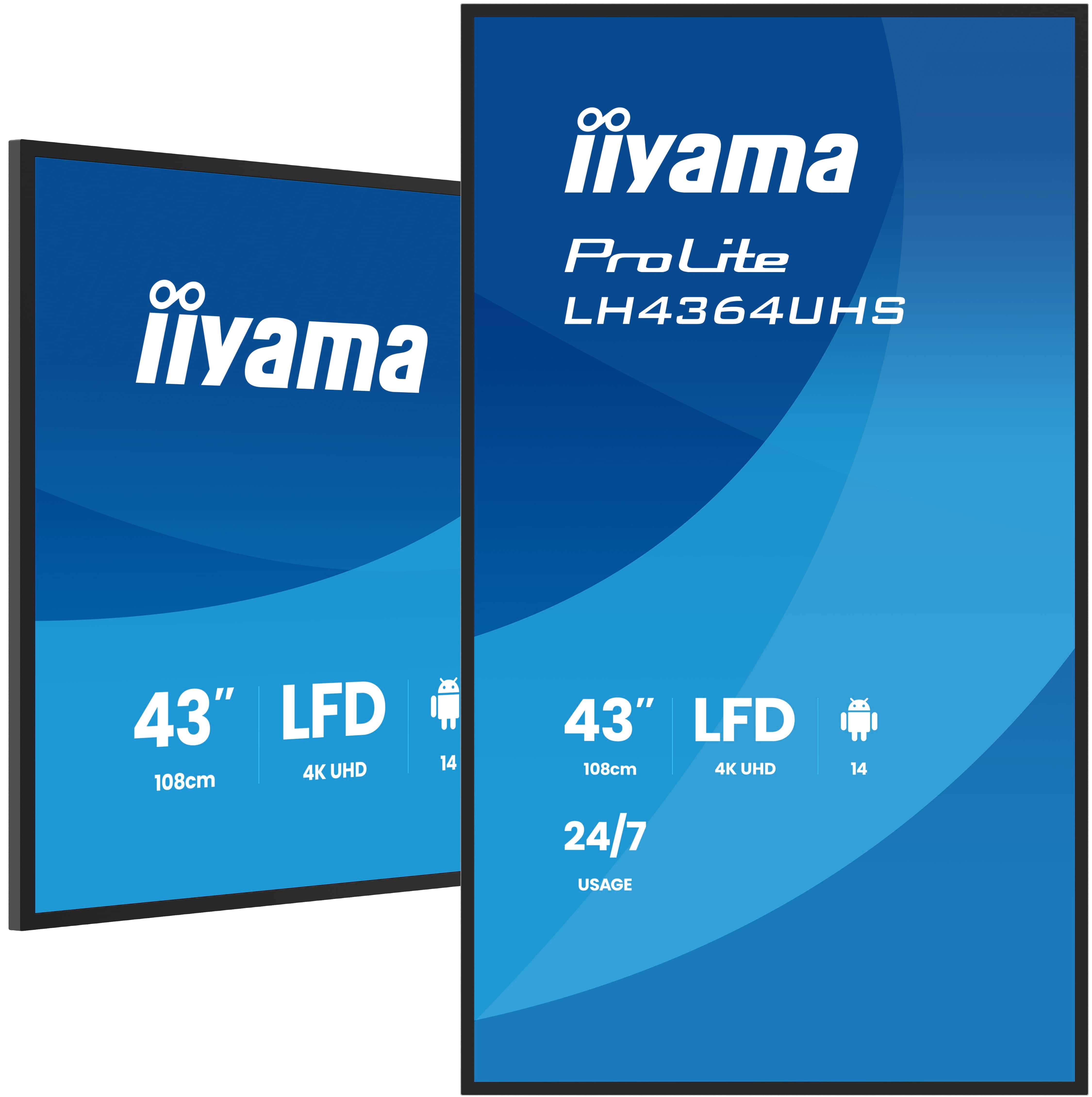 LH4364UHS-B1AG 43 IN LCD UHD/6.5MS 24/7 65MS 500CD/M 4000:1 S_2