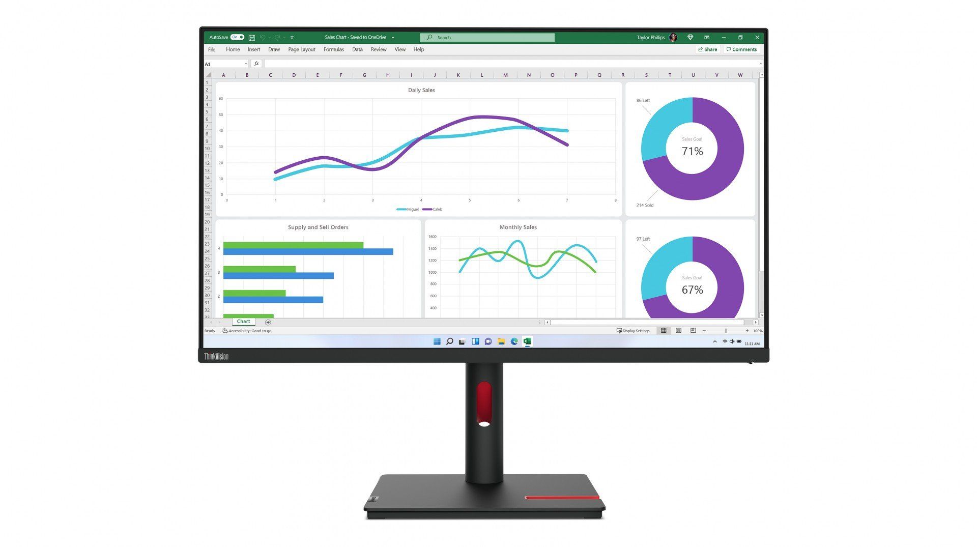 Lenovo Monitor ThinkVision T32h-30 T32h30 (63D3GAT1EU)_3