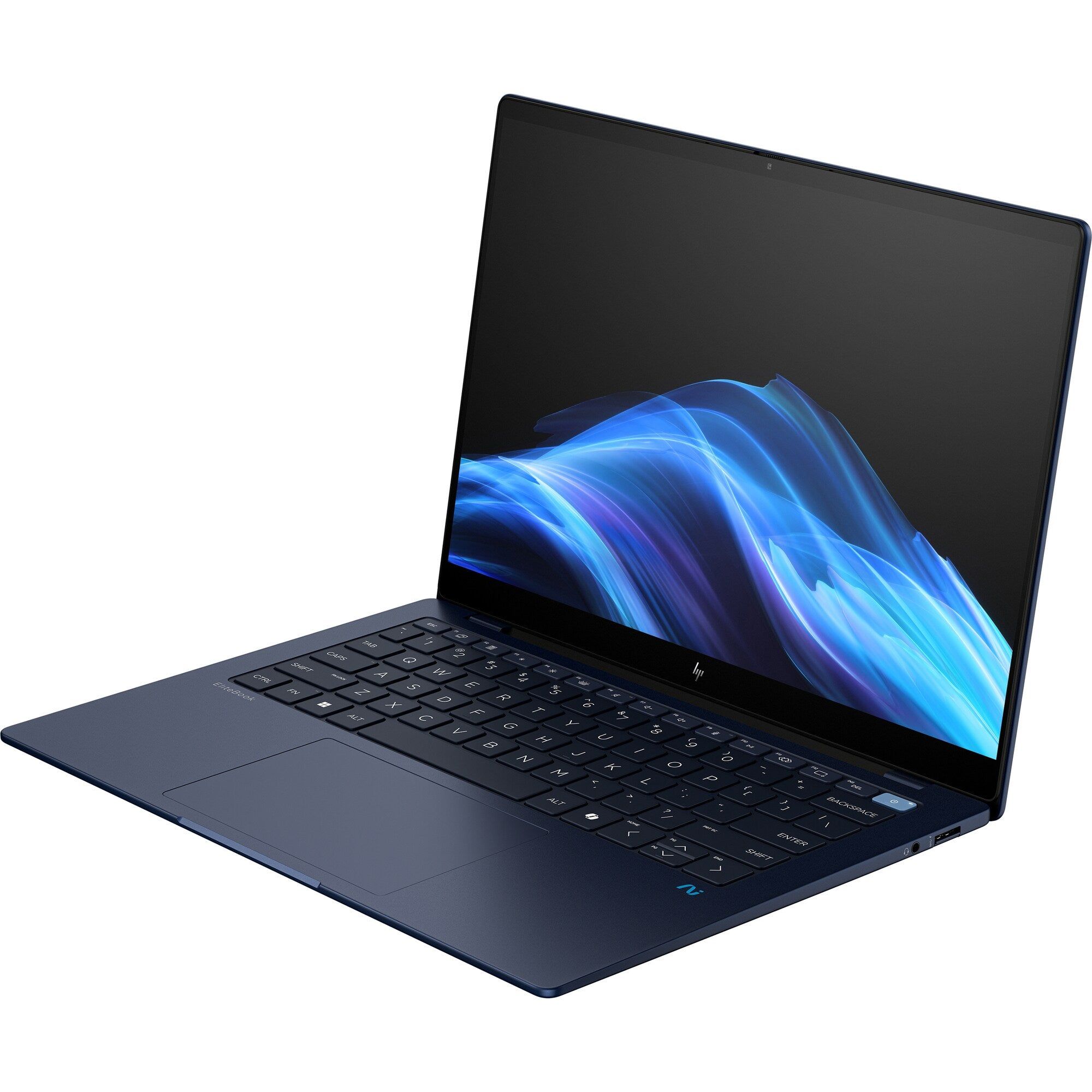 Laptop HP EliteBook Ultra G1q, 14 inch 2.2K TOUCH (2240x1400) WLED+LBL UWVA BV 400 nits, Snapdragon X Elite X1E-78-100 12 Core (up to 3.4 GHz, 42MB), video integrat Qualcomm Adreno graphics, RAM 32 GB LPDDR5x 8533 MT/s, SSD 1TB PCIe TLC M.2, no ODD, Audio by Poly Studio, două difuzoare stereo cu_3