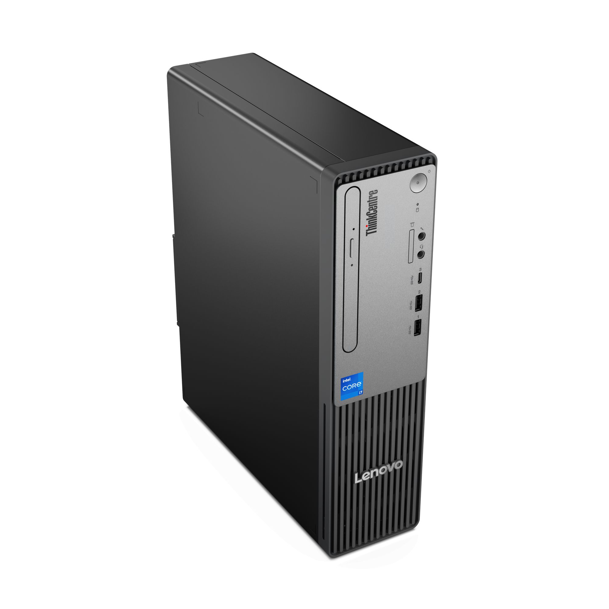 Desktop Lenovo ThinkCentre neo 50s Gen 5 SFF (8.2L), Intel® Core™ i5-14400, 10C (6P + 4E) / 16T, P-core 2.5 / 4.7GHz, E-core 1.8 / 3.5GHz, 20MB, RAM 1x 16GB UDIMM DDR5-4800, 1TB SSD M.2 2280 PCIe® 4.0x4 NVMe® Opal 2.0, Video: Integrated Intel® UHD Graphics 730, Optic: None, Card reader: 3-in-1 Card_3