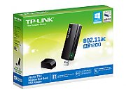 ADAPTOR RETEA TP-LINK AC1200, extern wireless 2.4 GHz | 5 GHz, USB 3.0, port, 867 Mbps, antena interna x 1, 