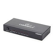 SPLITTER video GEMBIRD, split HDMI la 4 monitoare, conector 1: HDMI (M); conector 2: HDMI (M) x 4, 