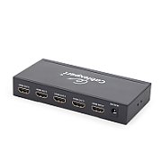 SPLITTER video GEMBIRD, split HDMI la 4 monitoare, conector 1: HDMI (M); conector 2: HDMI (M) x 4, 